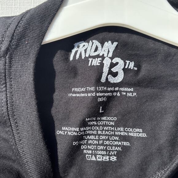 Friday The 13th Jason Voorhees Moods Mask Tee Shirt Halloween New - Picture 3 of 5